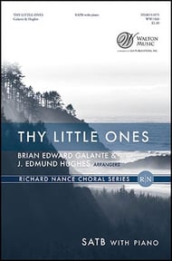 Thy Little Ones SATB choral sheet music cover Thumbnail